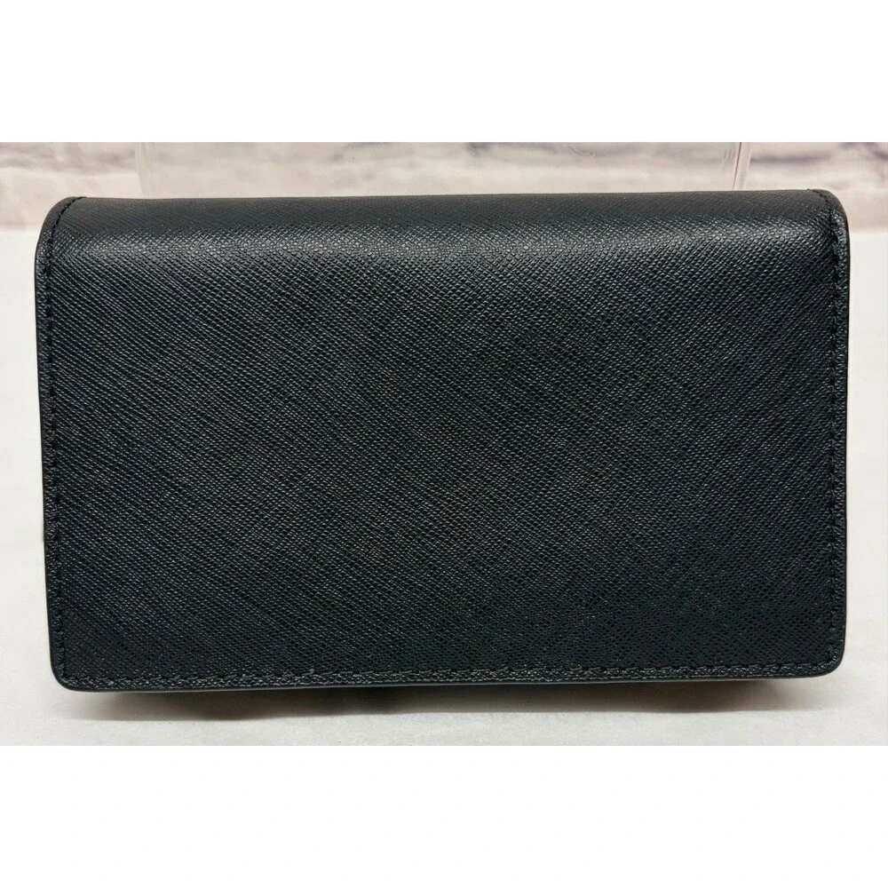 Kate Spade Saffiano Leather Compact Bifold Wallet w/ Zip-Around Coin Compartment